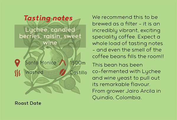 A Partridge and a Lychee 120g - Colombia