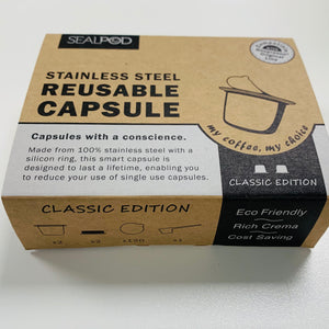 Sealpod reusable Nespresso capsules