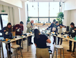 Coffee school at our Oxford Roastery