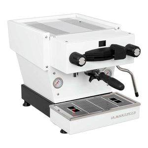 A white La Marzocco Linea Mini R espresso machine