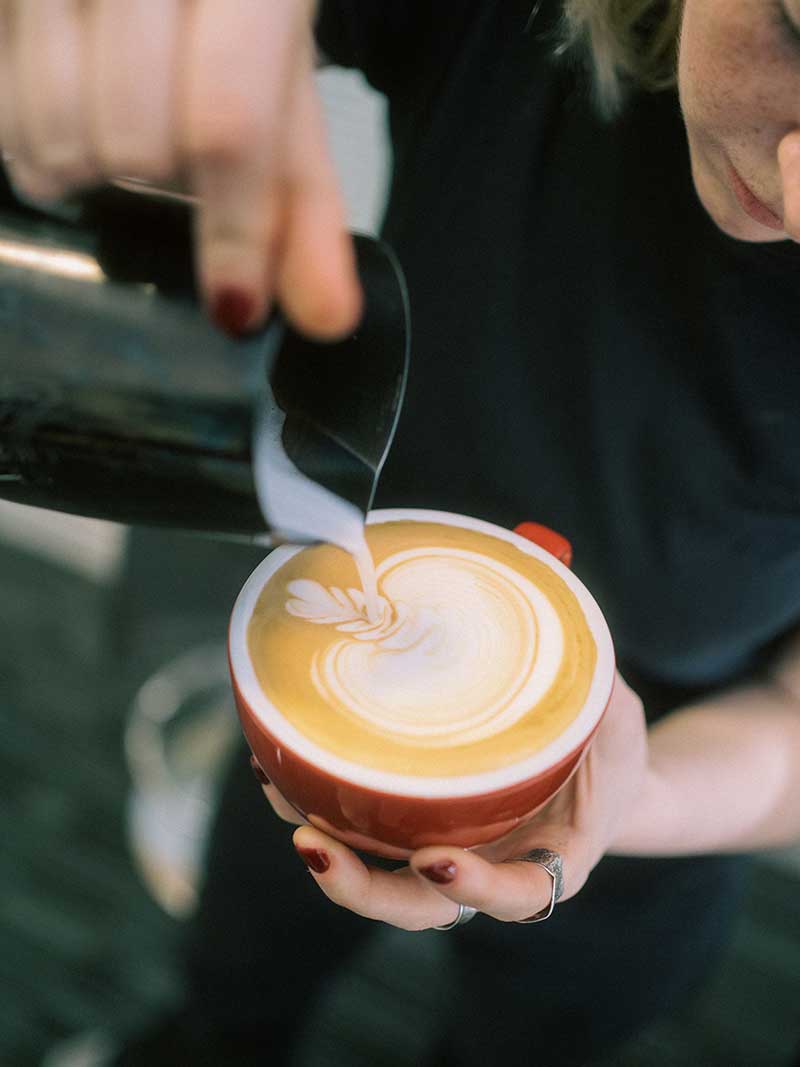 Latte art - Barista training