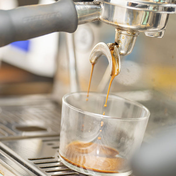 close-up pour - Barista training